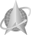 Delta Globe and Orbit Emblem, Cap Insignia 